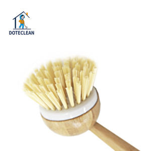 Cepillo para fregar <span class=keywords><strong>de</strong></span> cocina con mango largo <span class=keywords><strong>de</strong></span> madera Natural 2025, cerdas <span class=keywords><strong>de</strong></span> fibra <span class=keywords><strong>de</strong></span> <span class=keywords><strong>planta</strong></span> vegana, Material PP, cepillo para verduras - Product Image 5