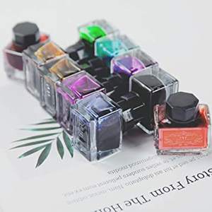 Stylo à encre fontaine 15ml, 1 pièce, 10 couleurs, sans carbone, pour peinture artistique, Graffiti, <span class=keywords><strong>calligraphie</strong></span>, écriture, encre <span class=keywords><strong>de</strong></span> recharge en bouteille - Product Image 3