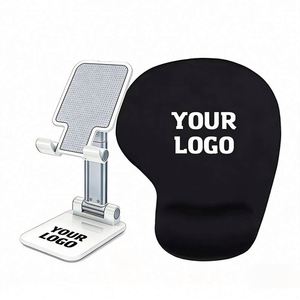 New Logo Wholesale Portable Mobile Holder Foldable Adjustable <b>Tablet</b> Desktop Phone <b>Stand</b> for Desk Promo Gift - Product Image 1