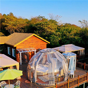 Cabina Igloo Glamping da 6m Prefabbricata e Assemblata, Cupole per Case con Vista a 360 Gradi per l'Osservazione delle Stelle - Product Image 6