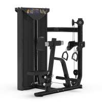 Máquina de remo sentado con carga de pin para gimnasio comercial, entrenamiento de espalda, para centro de fitness
