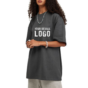 Low MOQ Custom Cotton Washed Half Sleeve Plus Size Mens T Shirt America Fashion Casual Drop Shoulder Loose Men's T Shirts - Product Image 4