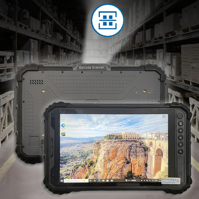 JINGXIN IP67 Waterproof 1.2m Drop Resistant 10 Point Touchscreen 4G LTE WiFi 8 Inch Windows 10 Industrial Rugged Tablet PC