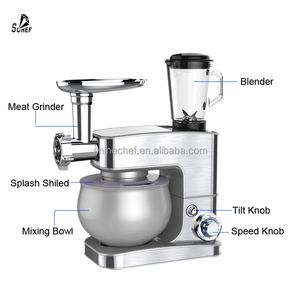 SOHEF 3合1 5L 1300W 立式搅拌机带绞肉机搅拌器附件多合一厨房机器用于搅拌研磨混合 - Product Image 4