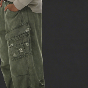Herren Leichte Leinenhose Lässige Weite Beine Mittlerer Elastischer Bund mit Kordelzug Komfortabler Schnitt Schnelltrocknend Tägliche Kleidung OEM - Product Image 4