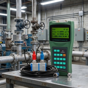 Portable Ultrasonic <b>Flow</b> <b>Meter</b> for Deionized <b>Water</b> in Semiconductor Plants - Product Image 4