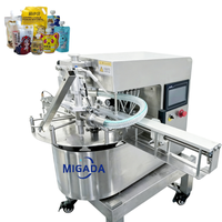 Machine automatique de remplissage et de bouchage de sachets pour eau, sauce tomate et détergent lessive
