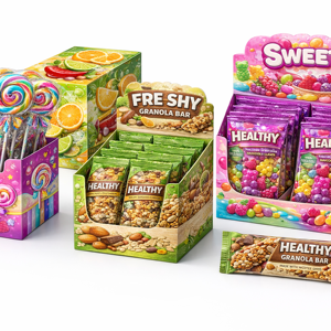 Counter Display <b>Box</b> for <b>Snack</b> & Candy Bars – Eye-Catching and Durable Retail Packaging - Product Image 1