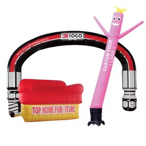 Porte de football gonflable décorative sur mesure, modèle humain gonflable, arche de ballons gonflables - Product Image 1