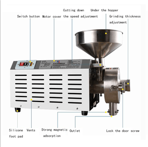 High Efficiency High Capacity Durable <b>Flour</b> Mill Grinder Commercial Grain Grinder Supplier - Product Image 5