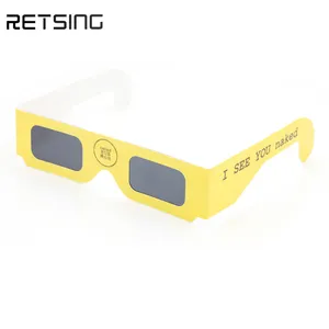 Óculos polarizados circular de papel 3d, óculos de filme para cinema, sistema reald