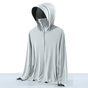 Nouvelle collection 2025 : Vêtements de protection solaire en toile pour hommes, femmes et couples, avec grand chapeau de pêche à large bord détachable, confortable, coupe-vent et anti-UV. - Product Image 6