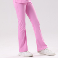 Stock d'usine en gros Leggings de yoga taille haute évasés pour filles, Tenue de danse d'entraînement en Nylon Spandex DanceLife