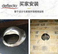 Hotte d'extraction murale extérieure en acier inoxydable à dôme, plusieurs tailles, haute qualité
