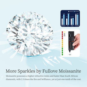 Collar <span class=keywords><strong>con</strong></span> Colgante de Moissanita Cereza Dulce de Plata de Ley S925, Joyería Brillante y Linda, Regalo de Cumpleaños Elegante, Anillo de Compromiso - Product Image 6