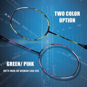 <span class=keywords><strong>Raquette</strong></span> de <span class=keywords><strong>Badminton</strong></span> Offensive en Graphite de haute qualité entièrement en carbone 32lbs <span class=keywords><strong>raquette</strong></span> de <span class=keywords><strong>Badminton</strong></span> en Fiber d'attaque professionnelle pour Backcourt Kill - Product Image 6