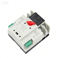 Interruptor de Transferencia Automática de Doble Alimentación ATS Monofásico para Riel DIN para Inversor Fotovoltaico