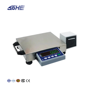 SOHE BTP Tischwaage 235*325mm 3kg-30kg mit Etikettendruck Lebensmittelfabrik Wasserdichte LED-Stahlwaagen - Product Image 1