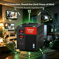 Stabilisateur automatique monophasé numérique de type relais 3000VA AVR pour système de surveillance de climatiseur domestique en Afrique