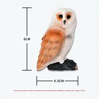 Aimant de réfrigérateur en résine créatif, oiseau tridimensionnel, souvenir touristique culturel, cadeau, vente directe du fabricant, vente en gros