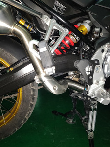 Tubo de escape de acero inoxidable para motocicleta, pieza central, tamaño de stock para <span class=keywords><strong>BMW</strong></span> F750 <span class=keywords><strong>F850</strong></span> <span class=keywords><strong>GS</strong></span> <span class=keywords><strong>Adventure</strong></span> 2018-2021 - Product Image 6