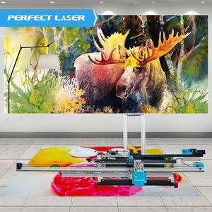 Imprimante à jet d'encre murale automatique pour carreaux de verre Perfect Laser - Décoration artistique 3D UV pour garage, <span class=keywords><strong>carport</strong></span>, sol, impression au sol - Prix d'usine - Product Image 1