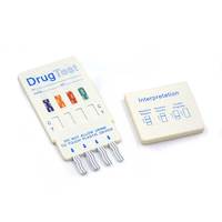 Tarjeta de prueba de orina 4 en 1, Mdmas, Thc, con mopa, Kits de prueba multidrogas