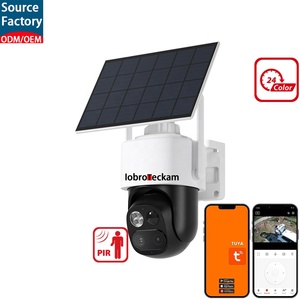 กล้องวงจรปิดไร้สาย Tuya Smart 5MP แบบเลนส์คู่ ใช้แบตเตอรี่ หมุนได้ ปรับมุมมองได้ รองรับ WiFi สำหรับภายนอกอาคาร พร้อมระบบตรวจจับมนุษย์ด้วย AI และเสียงสองทาง - Product Image 1