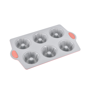 Ensemble de moules à gâteau en acier au carbone écologique antiadhésif avec poignée en silicone, épaisseur 0,6 mm, élégant, fonctionnel, compatible lave-vaisselle et four - Product Image 5