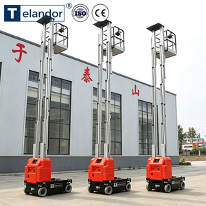 Échafaudage élévateur Telandor 6m 300kg en aluminium et acier au carbone, plateforme élévatrice extérieure à vendre - Product Image 5
