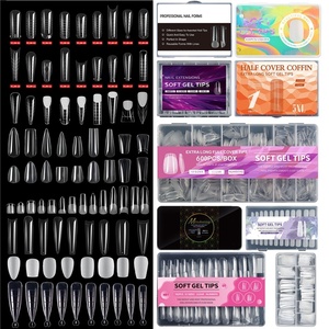 Populaire Colle de pose pour extensions d'ongles en cristal, pour ongles carrés souples, stiletto, papillon, longue durée, couvrance totale, pour <span class=keywords><strong>manucure</strong></span> française, faux ongles de salon - Product Image 4