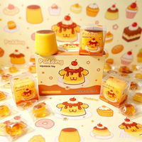 En gros Squishies en forme de blocs de maïs, à son croquant, à presser, saveurs Ananas, Pudding, Fromage, Cacahuète, jouets compressibles et moelleux