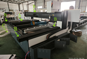 Máquina de Grabado y Router CNC <span class=keywords><strong>Eworld</strong></span> WD 2513L para Vidrio/Espejo, 120W, 380V, Grosor de 3-19mm, Fácil Operación - Product Image 4