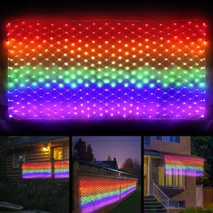 <span class=keywords><strong>Guirlande</strong></span> lumineuse à 8 modes, 384 <span class=keywords><strong>LED</strong></span>, 30V 6W, <span class=keywords><strong>transformateur</strong></span> basse tension, à brancher, étanche, pour extérieur, pour les fêtes - Product Image 3