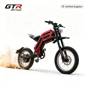 3000W Lithium Battery Sport Dirt Bike with Cool LED Lights | 52V 27Ah Motorcycle 70km/h Speed - Product Image 1