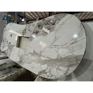 ZGSTONE Encimera de Cocina Moderna de Lujo de Alta Calidad, Isla de Cocina, Losa de Piedra Sinterizada Calacatta, Garantía de 5 Años para Comedor - Product Image 2