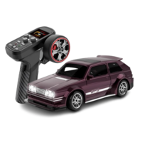 Voiture télécommandée 1:43 2.4G 4x4 20KM/h, voiture de course entièrement proportionnelle avec lumières LED, voiture de drift RC, jouets pour enfants et adultes