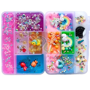 Set de Slime Esponjoso de Arcilla DIY con Accesorios de Unicornio, Dulces, Resina, Rebanadas de Pastel y Galletas, y Slime Arcoíris - Product Image 1