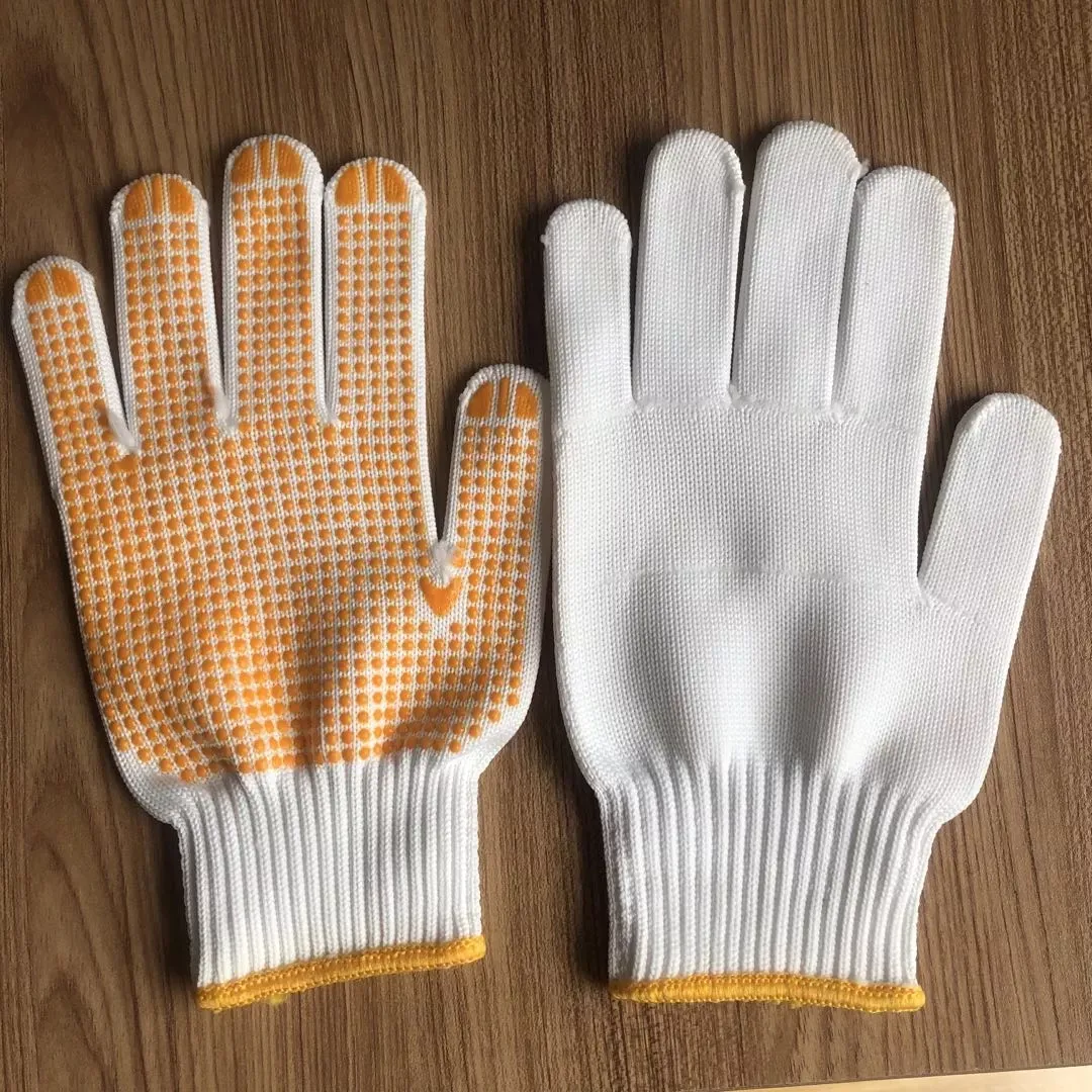 Dotted Coated Labor Protective Construction Mechanical Industrial Safety Work Wear Knitted Gloves