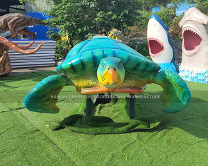 Estatua realista de tortuga marina con movimientos Animatronic <span class=keywords><strong>Turtle</strong></span> para decoración de parques - Product Image 3