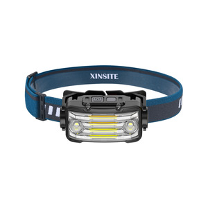 Lampe frontale LED rechargeable XINSITE 2000 mAh, étanche, avec bande réglable, pour activités de plein air, cyclisme et course à pied - Product Image 2
