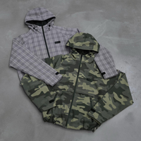 Veste bomber décontractée pour homme de haute qualité, en nylon, fermeture éclair, imperméable, coupe-vent, réversible, capuche, veste d'hiver pour homme