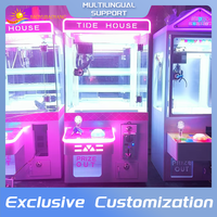 Fabricant vente directe pas cher monnayeur mini bureau griffe grue jeu arcade distributeur automatique fer jouets avec 1 an de garantie