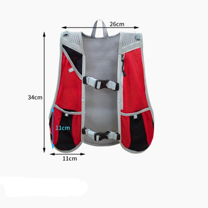 Sac à dos de sport décontracté léger en polyester pour cyclisme et course à pied avec système d'hydratation, idéal pour le jogging et les activités de plein air - Product Image 3