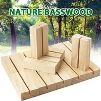 Gran oferta, calendario de madera de haya pulida, Base de trofeo, estilo de arte popular, soporte para tarjetas de visita, tarjetero de menú, grabado para Navidad