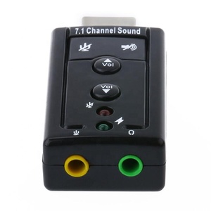 Tarjeta de sonido de 7,1 canales, dispositivo de <span class=keywords><strong>Audio</strong></span> externo sin unidad, USB 2,0, para ordenador portátil, otros dispositivos de <span class=keywords><strong>Audio</strong></span> para el hogar - Product Image 2