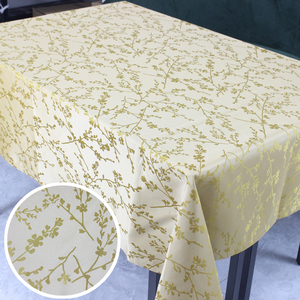 Ánh sáng màu xám Châu Âu Jacquard Damask Polyester sang trọng nhà hàng Bảng ném vải hình chữ nhật bảng - Product Image 1