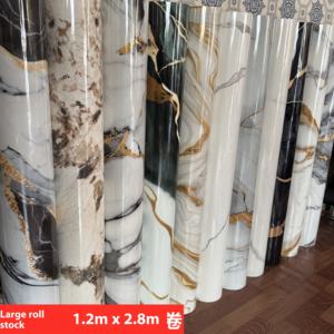 Imitation <span class=keywords><strong>PVC</strong></span> tuile roche <span class=keywords><strong>dalle</strong></span> auto-adhésif géométrique Stickers muraux moderne ignifuge étanche à l'humidité salon - Product Image 1