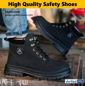 OEM 2025 メンズ レディース 作業用 建設用 シューズ 安全靴 工業用安全作業靴 セーフティブーツ - Product Image 1