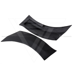 Tấm Chắn Bùn Trước Bằng Sợi Carbon Giả Một Nửa Rộng Phong Cách VAR Với Vây Sợi Carbon Cho Nissan GTR R35 2008-2016 - Product Image 5